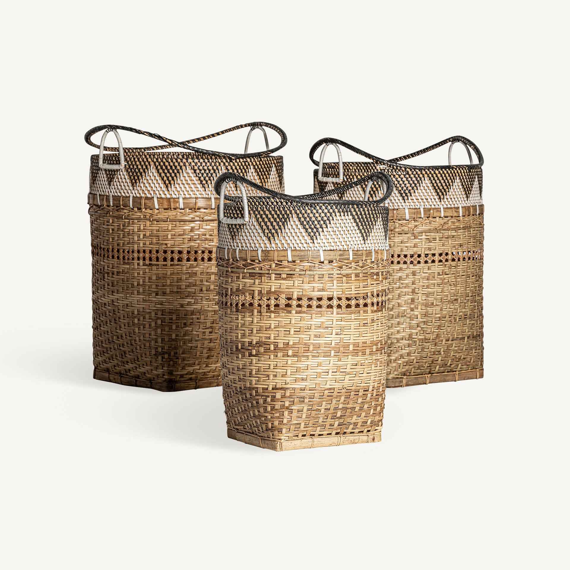 Zirba Clothes Basket (Set of 3) - Bambuá