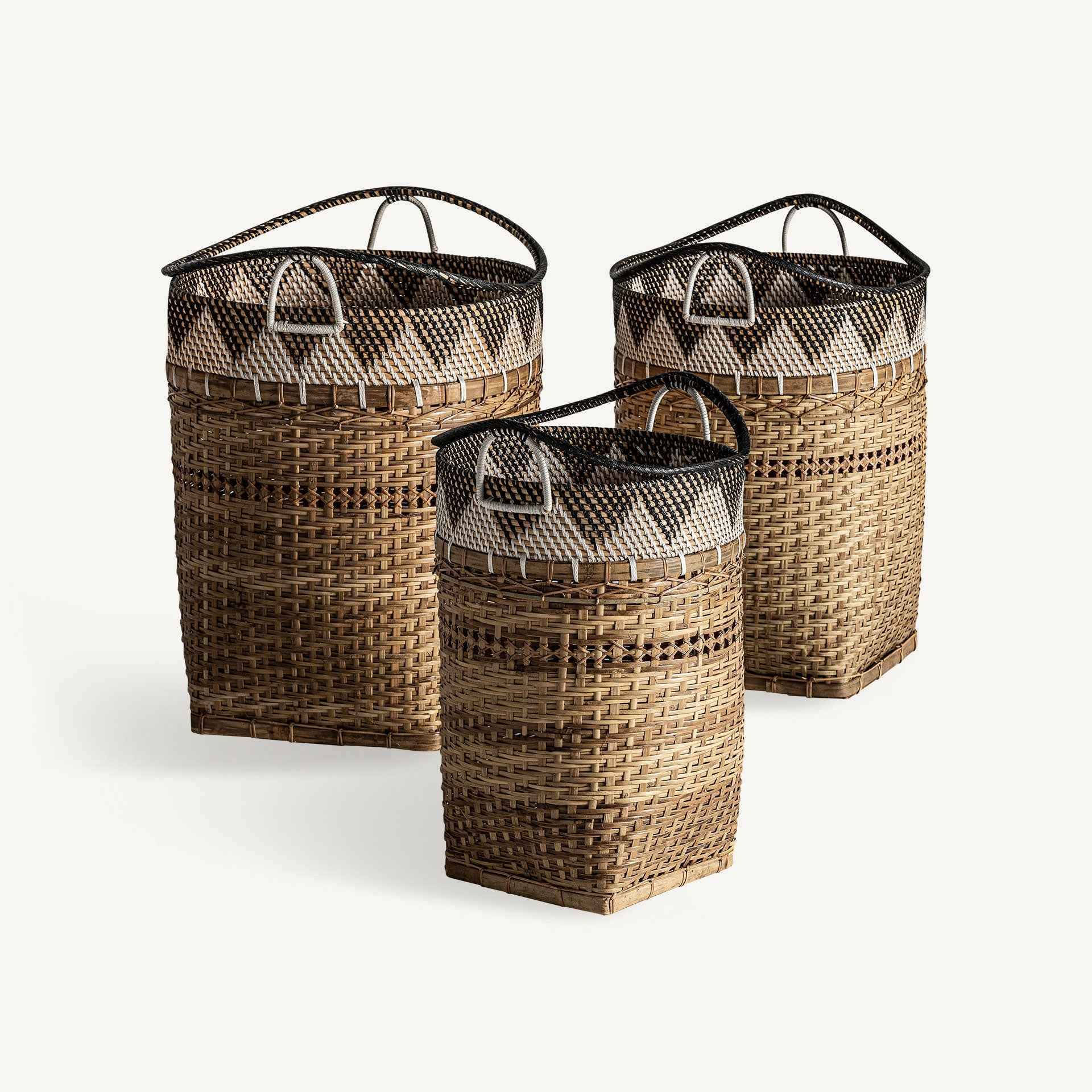 Zirba Clothes Basket (Set of 3) - Bambuá