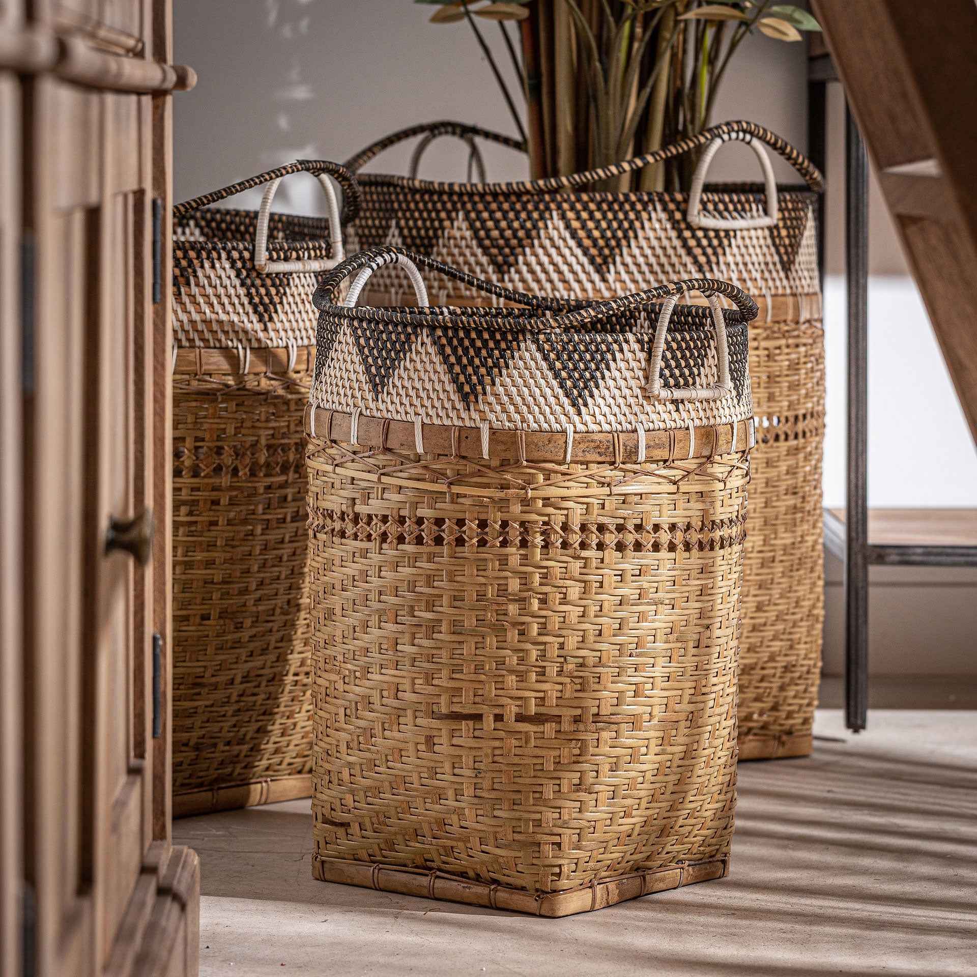 Zirba Clothes Basket (Set of 3) - Bambuá