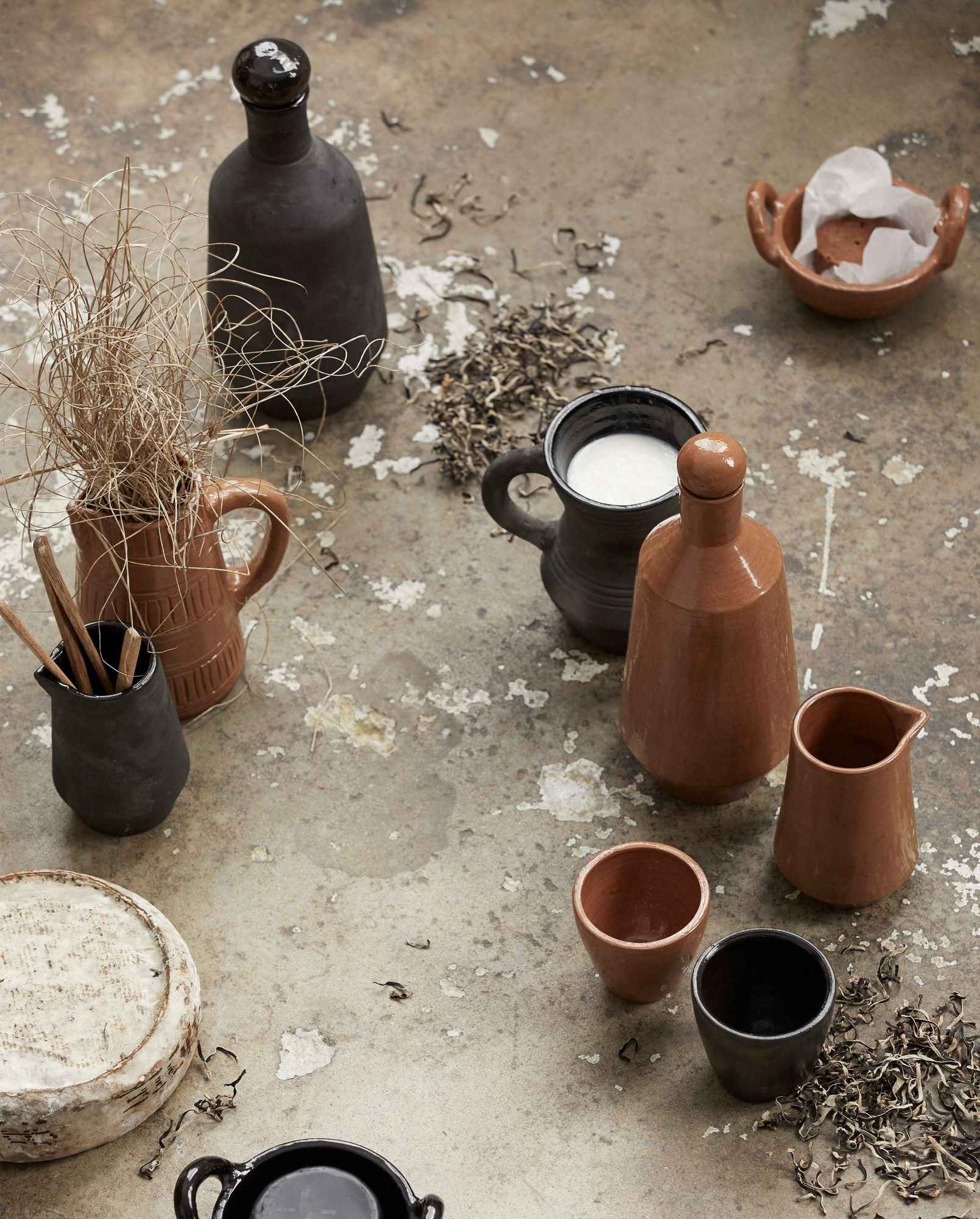 JUNIPER jug, terracotta - brown