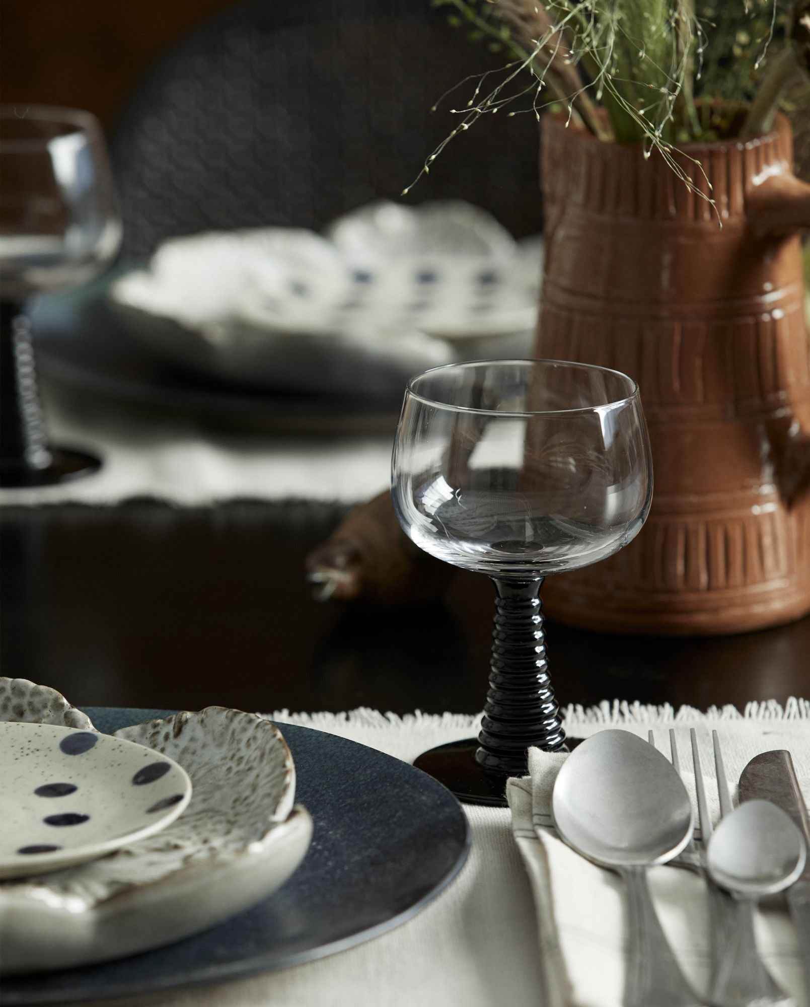 GORM wineglass - black