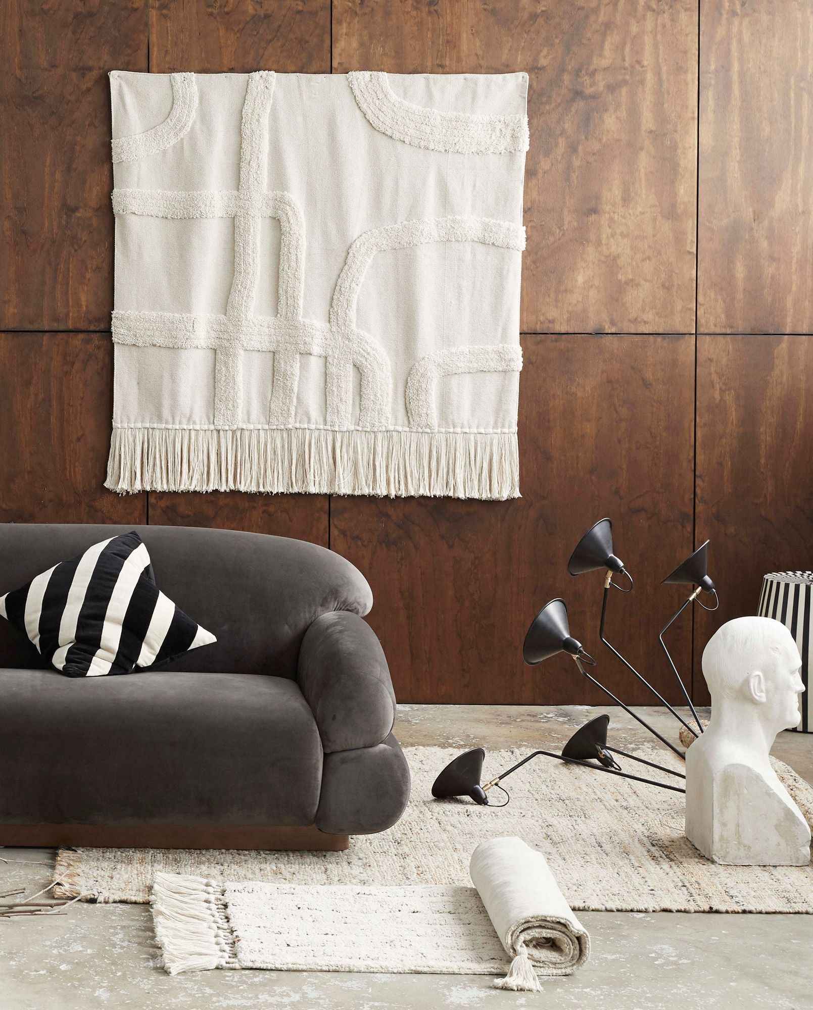 DALIA carpet, 65x160 - nature