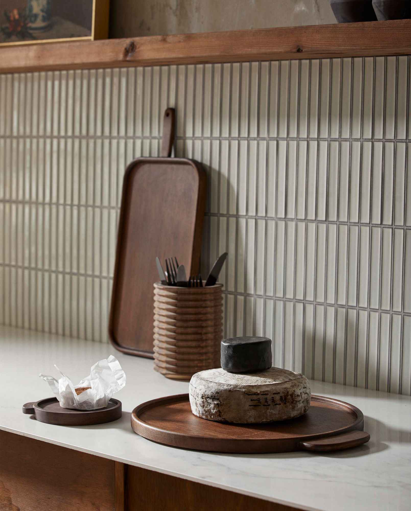 CAJUN serving plate, long - nature