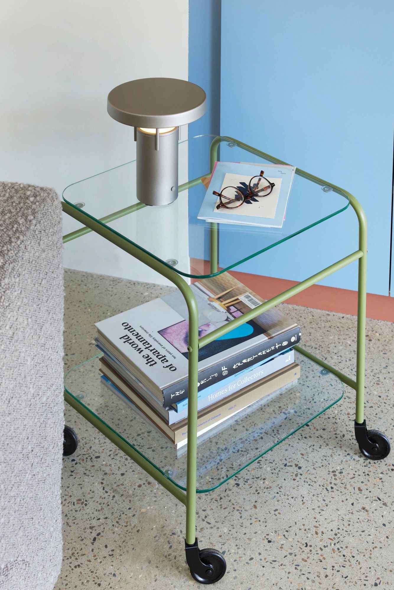 Hübsch Zephyr Trolley Green