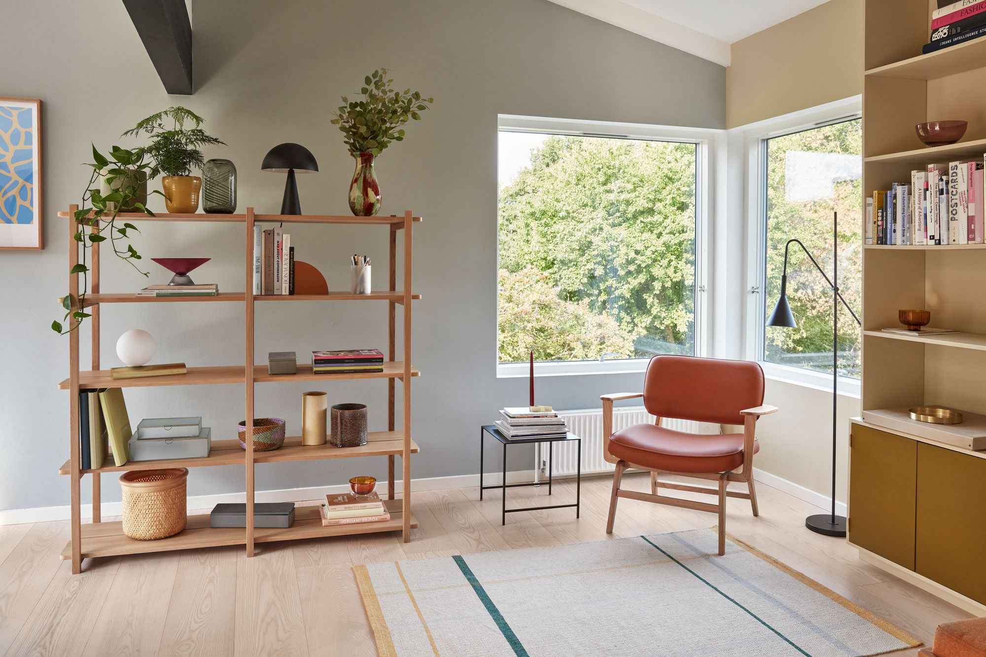 Hübsch Mason Shelf Double Large Natural