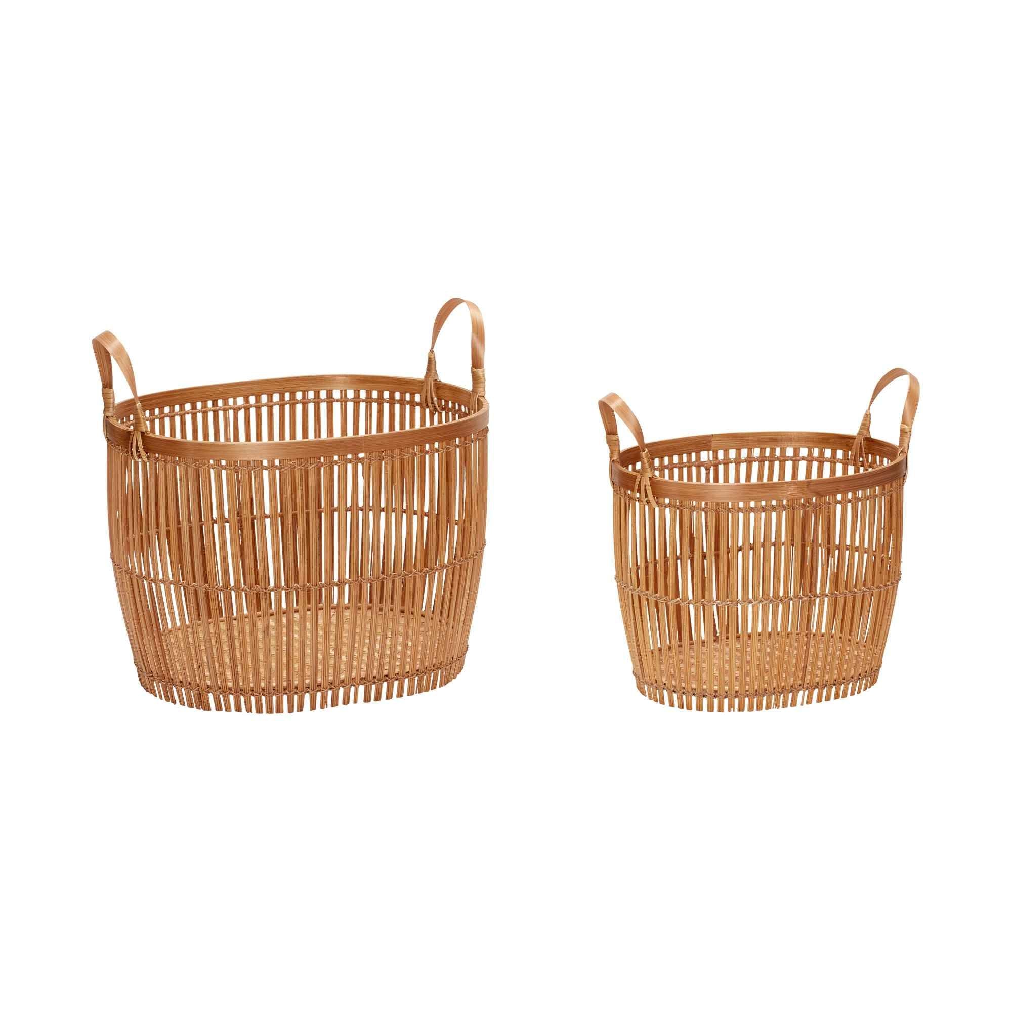 Hübsch Vantage Baskets Small Natural (set of 2)