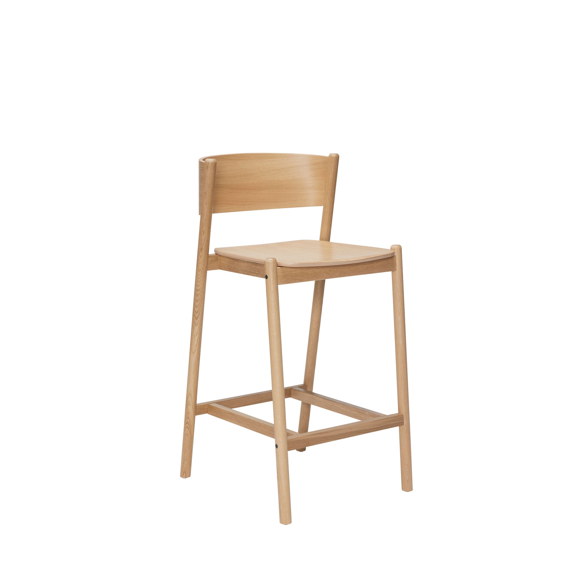 Oblique Bar Stool Natural - Bambuá