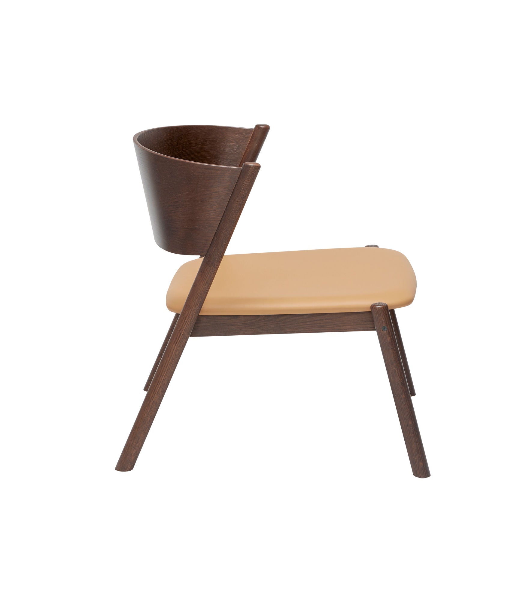 Oblique Lounge Chair Seat Dark Brown - Bambuá