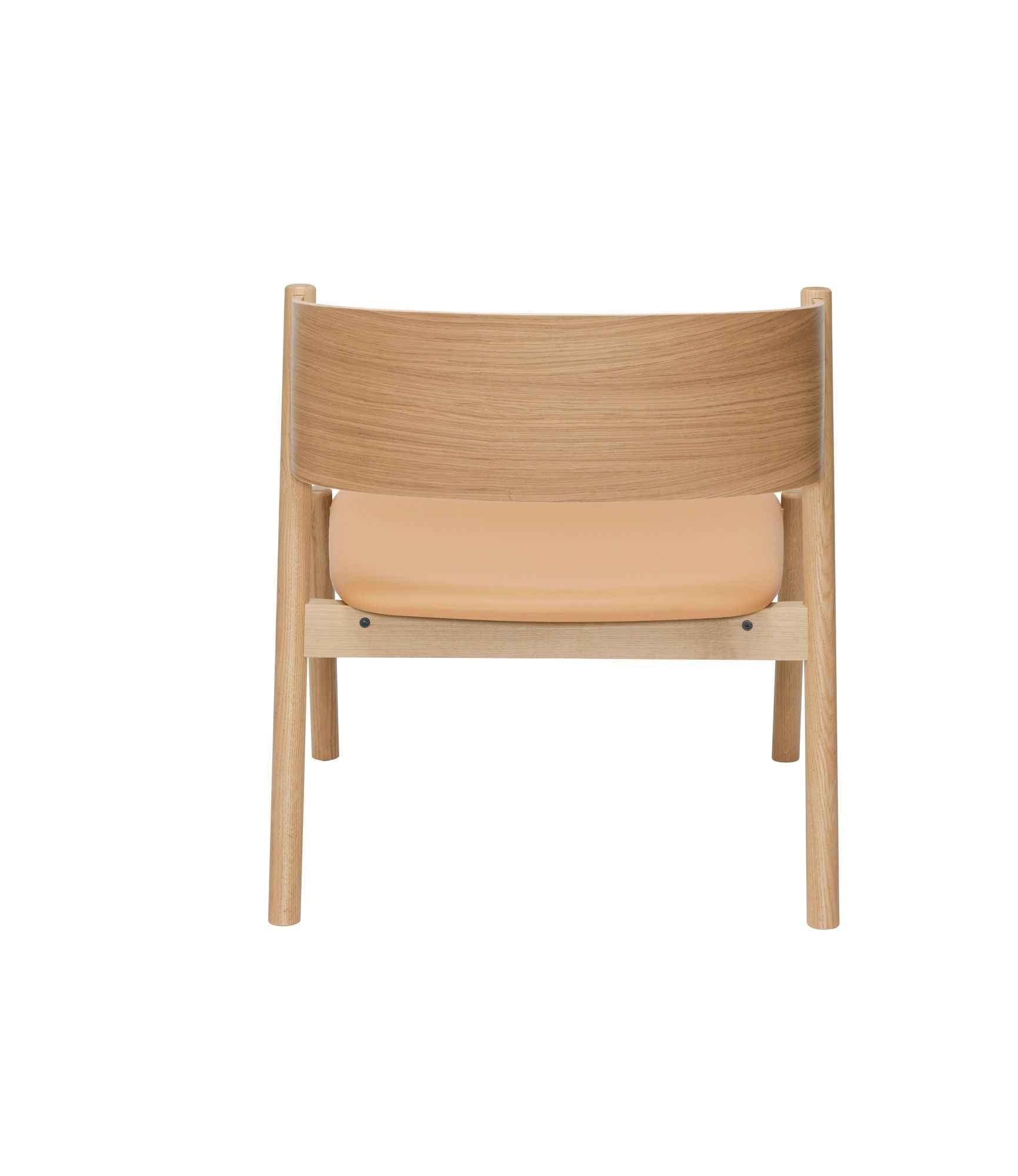 Oblique Lounge Chair Seat Natural