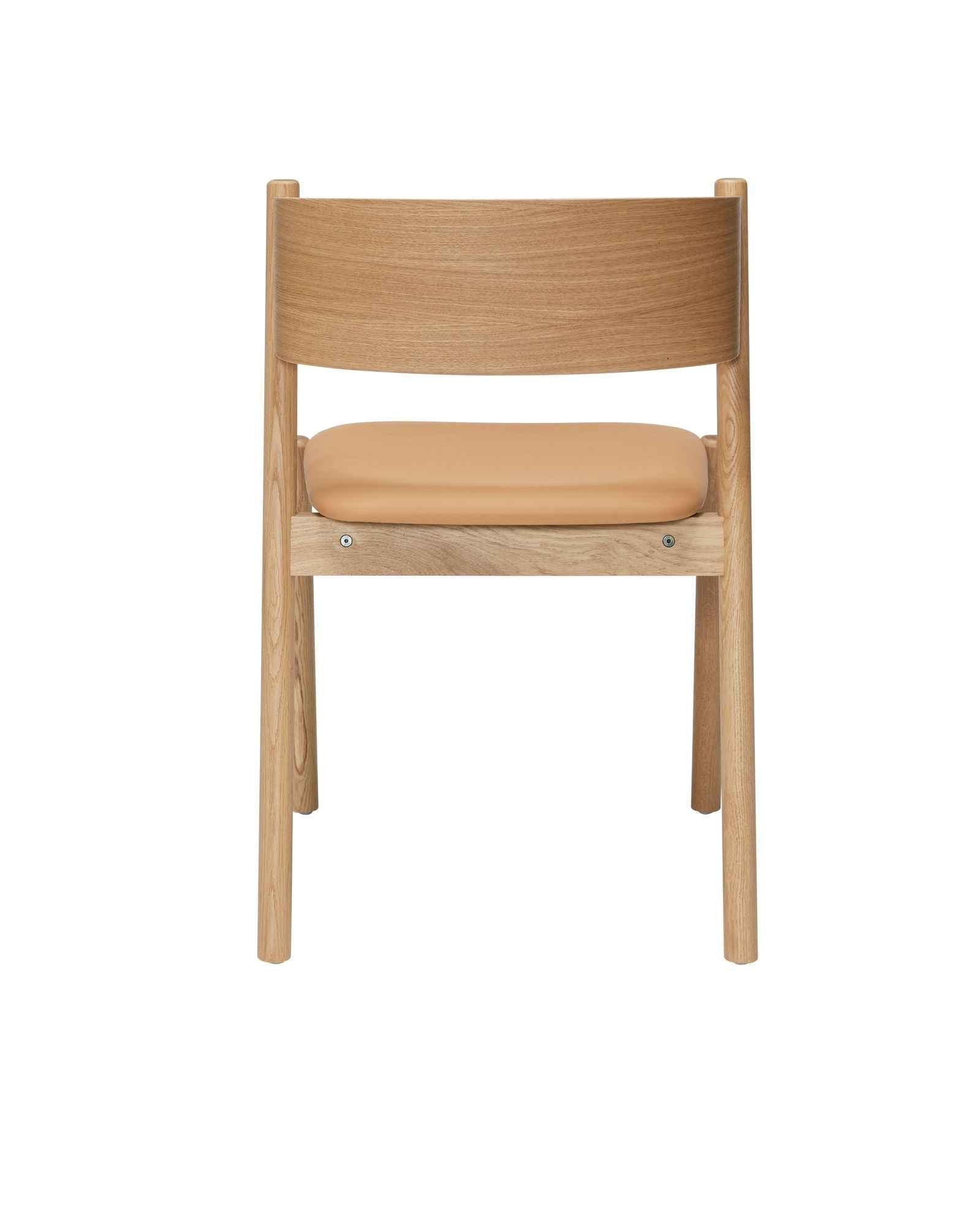Oblique Dining Chair Seat Natural