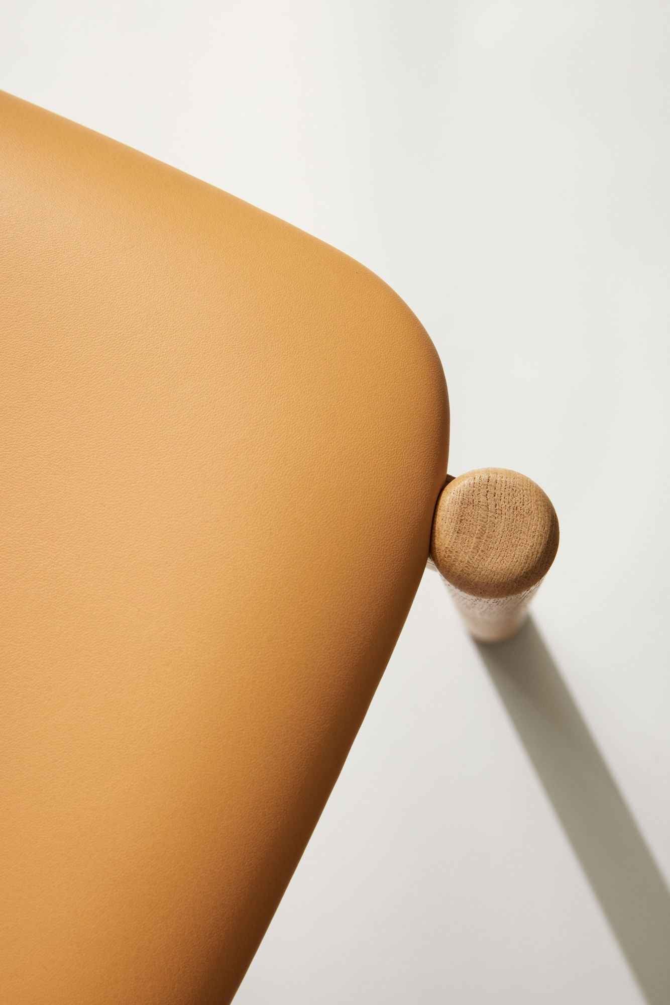 Oblique Dining Chair Seat Natural