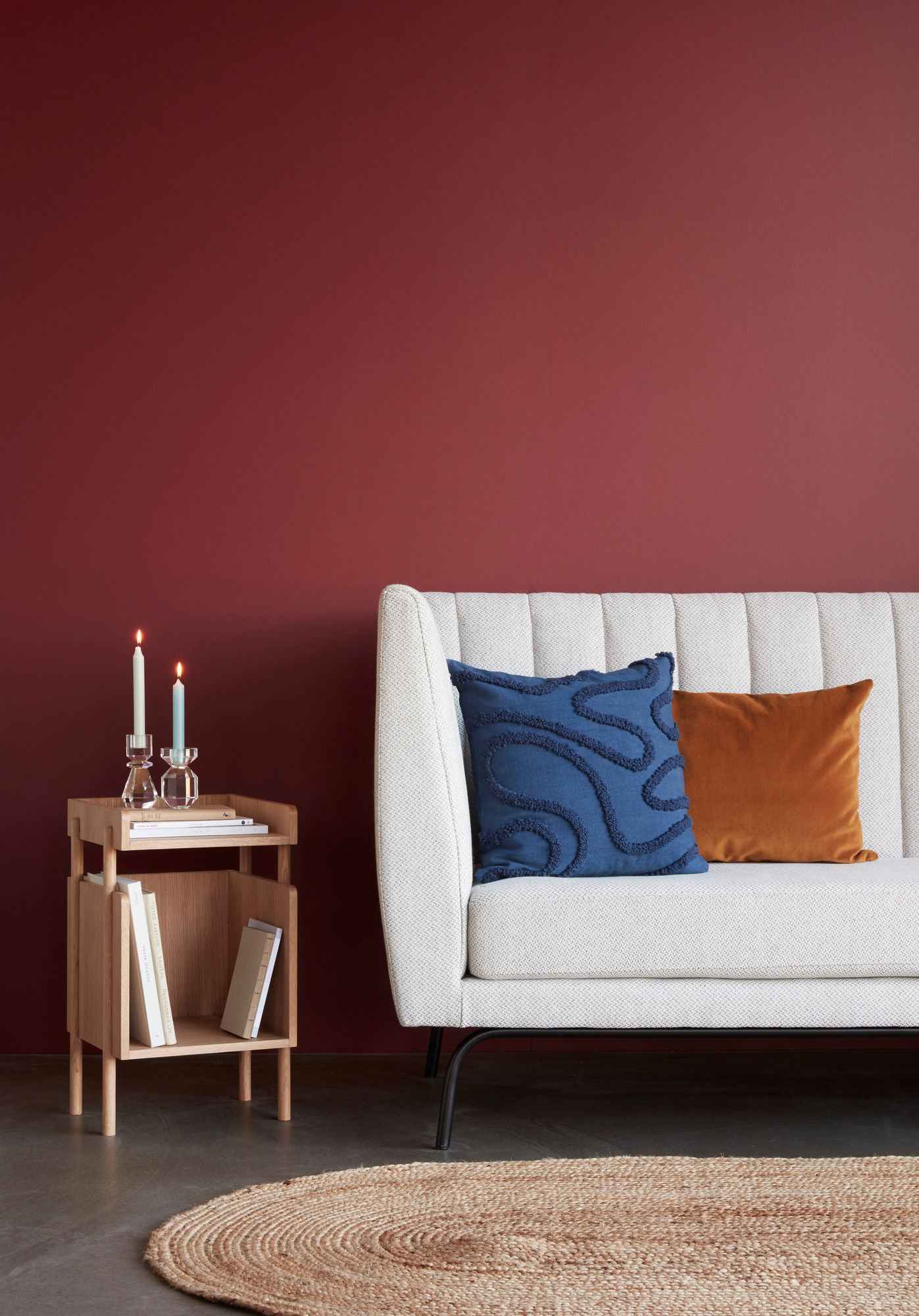 Hübsch Archive Bedside Table Natural