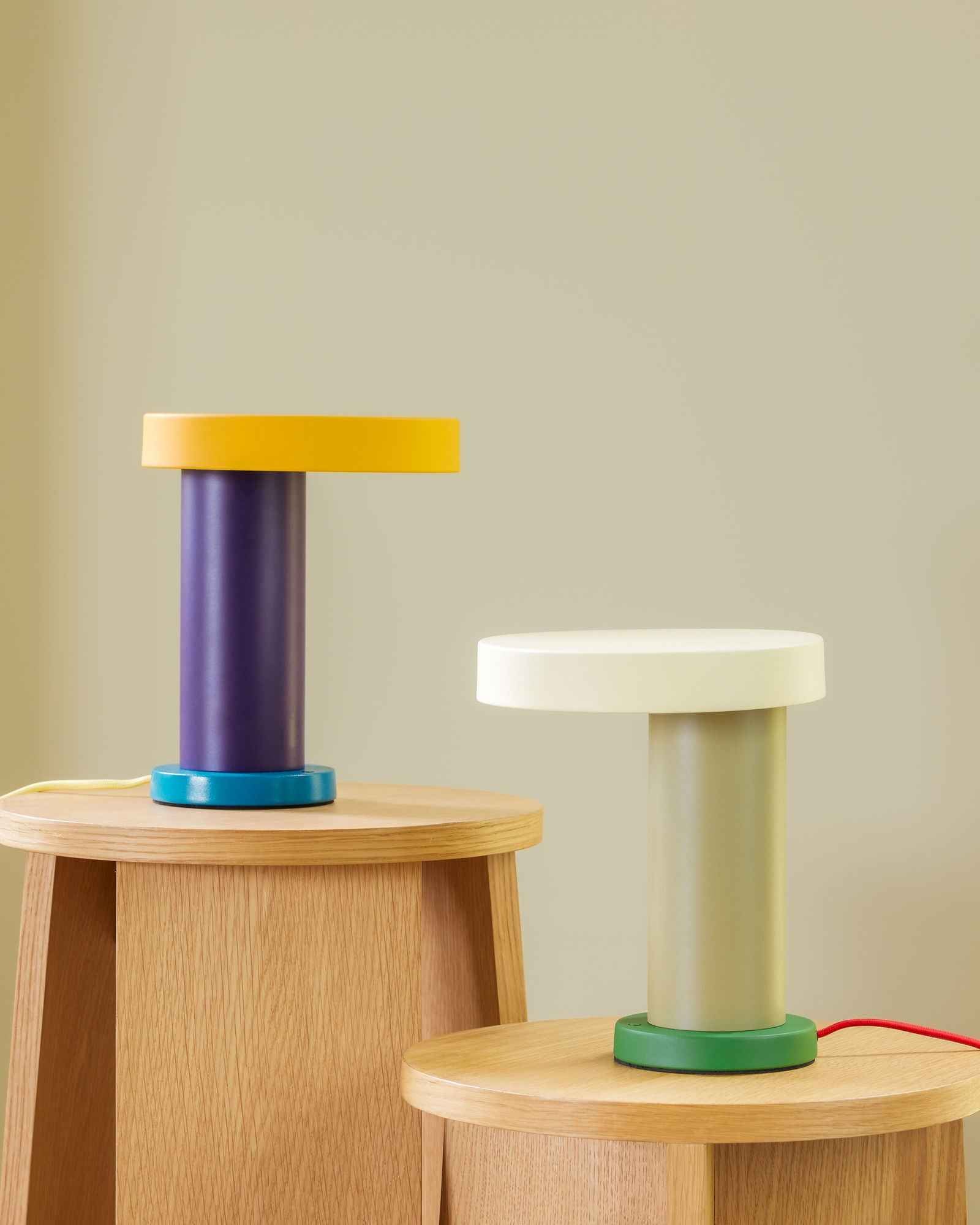 Hübsch Magic Table Lamp Green/Olive