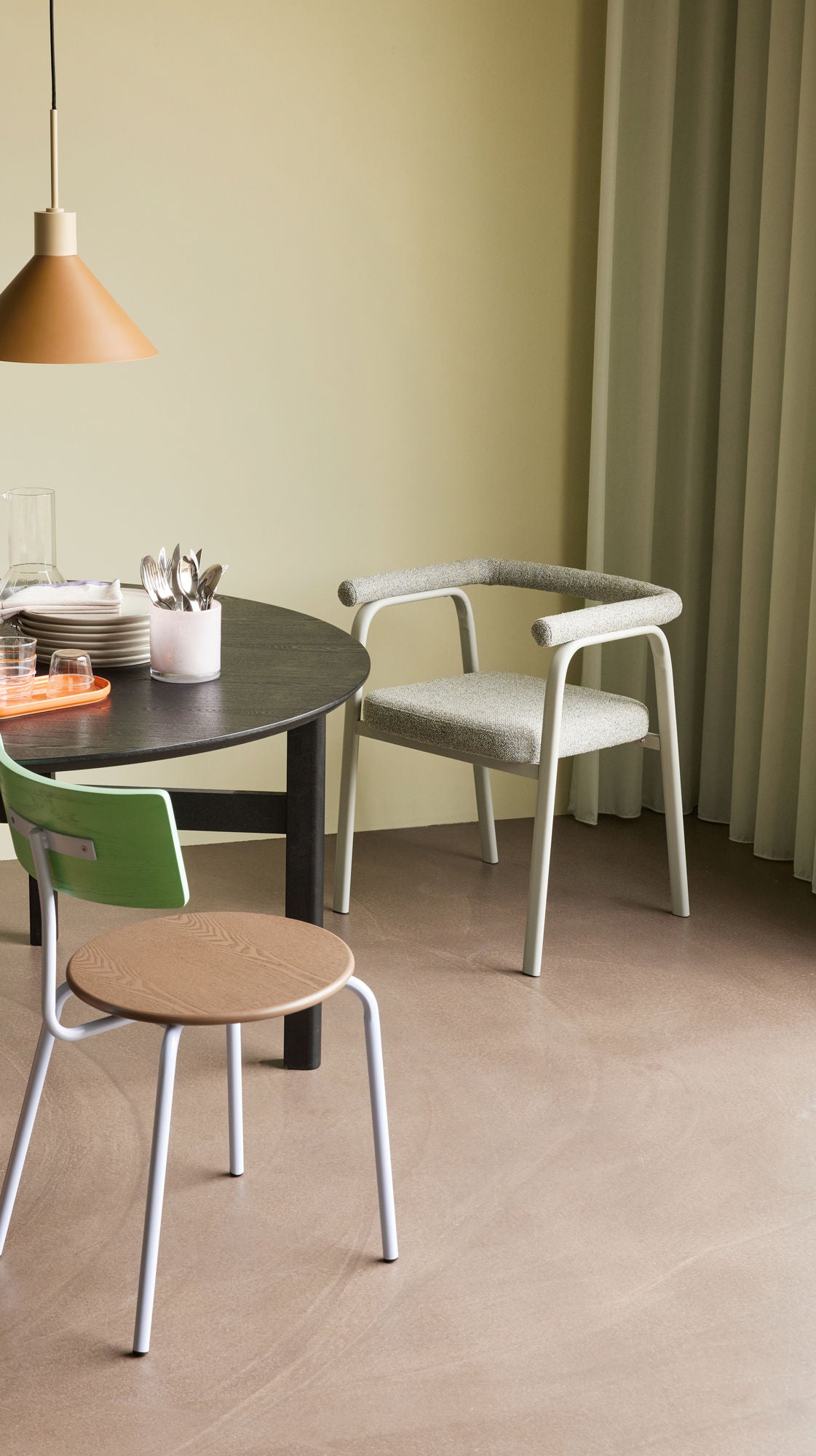 Ecto Dining Chair Sand - Bambuá