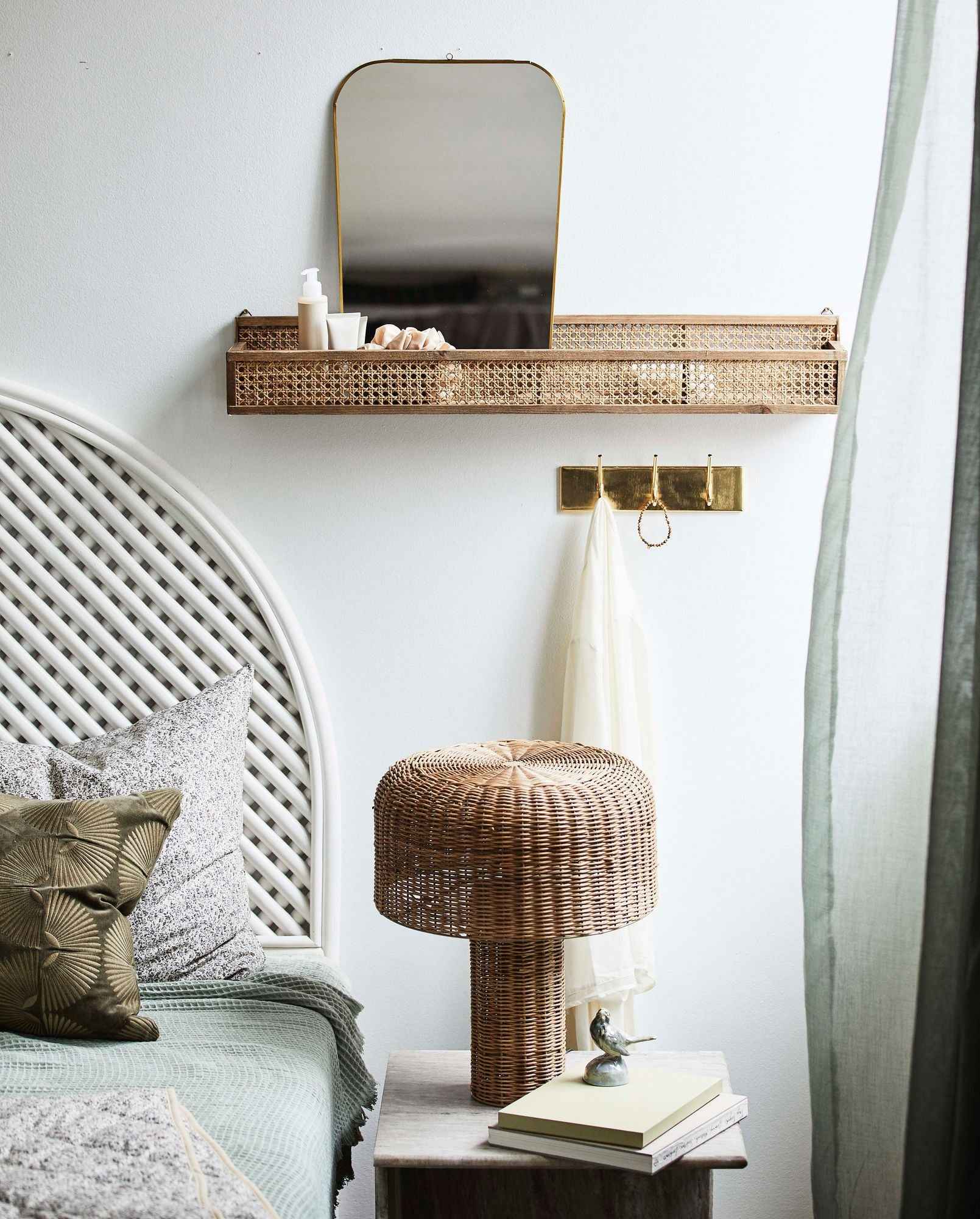 SHELFI rattan shelf, L - nature