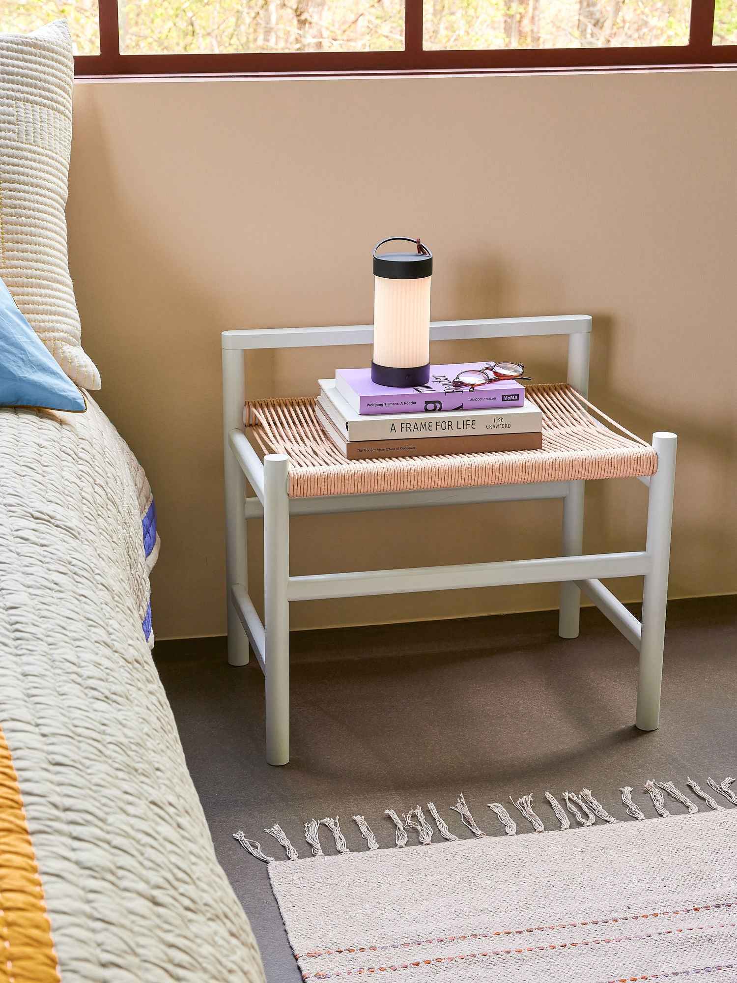 Hübsch Heritage Bench Small Light grey