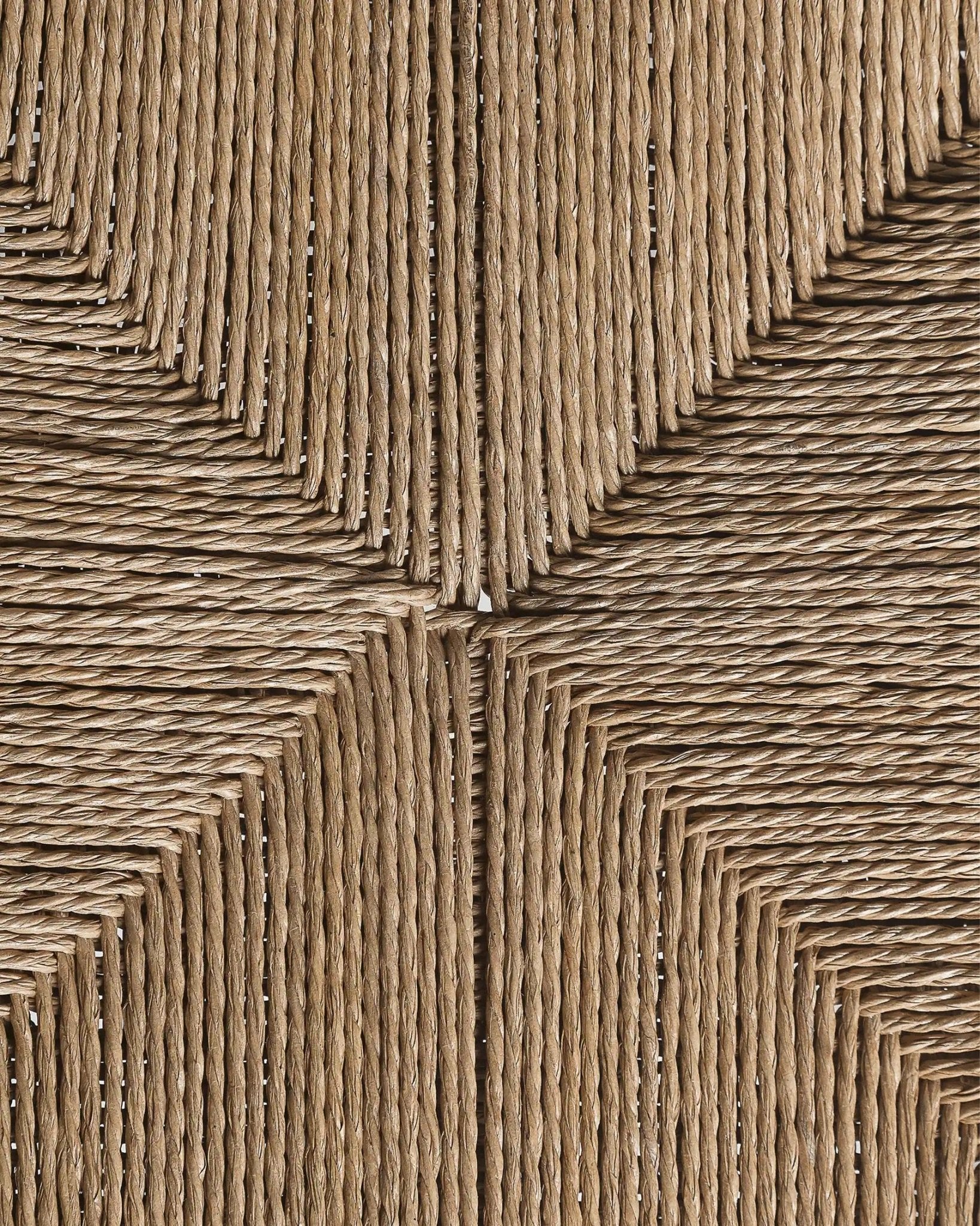 ROB chair in teak wood and paper cord in black colour - Bambuá