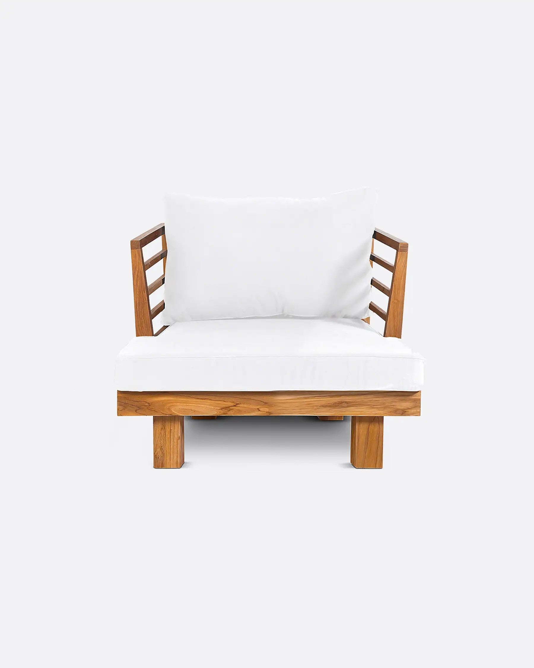 STRAUSS Outdoor sofa in white upholstery - Bambuá