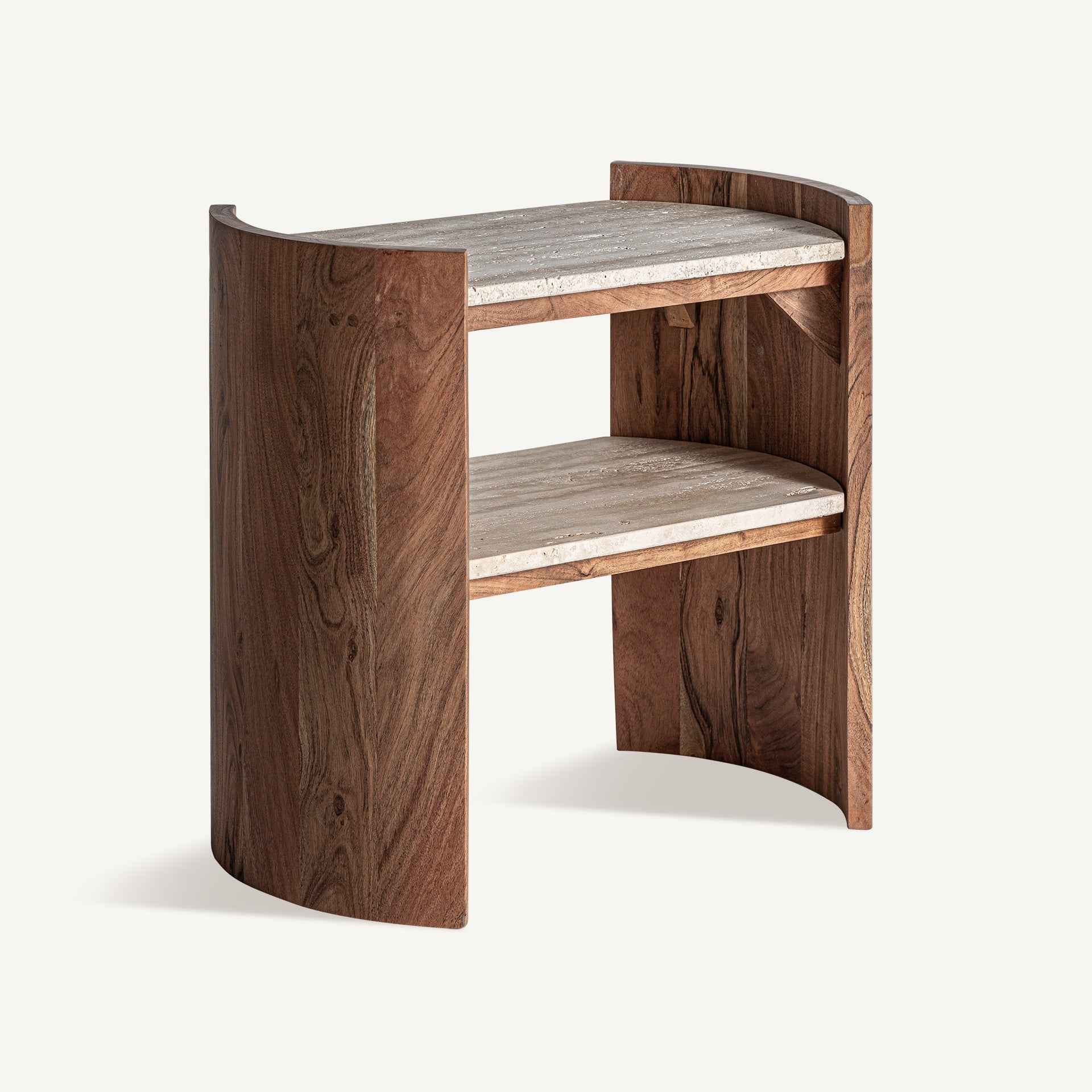 Tivoli Side Table - Two shelves - Bambuá