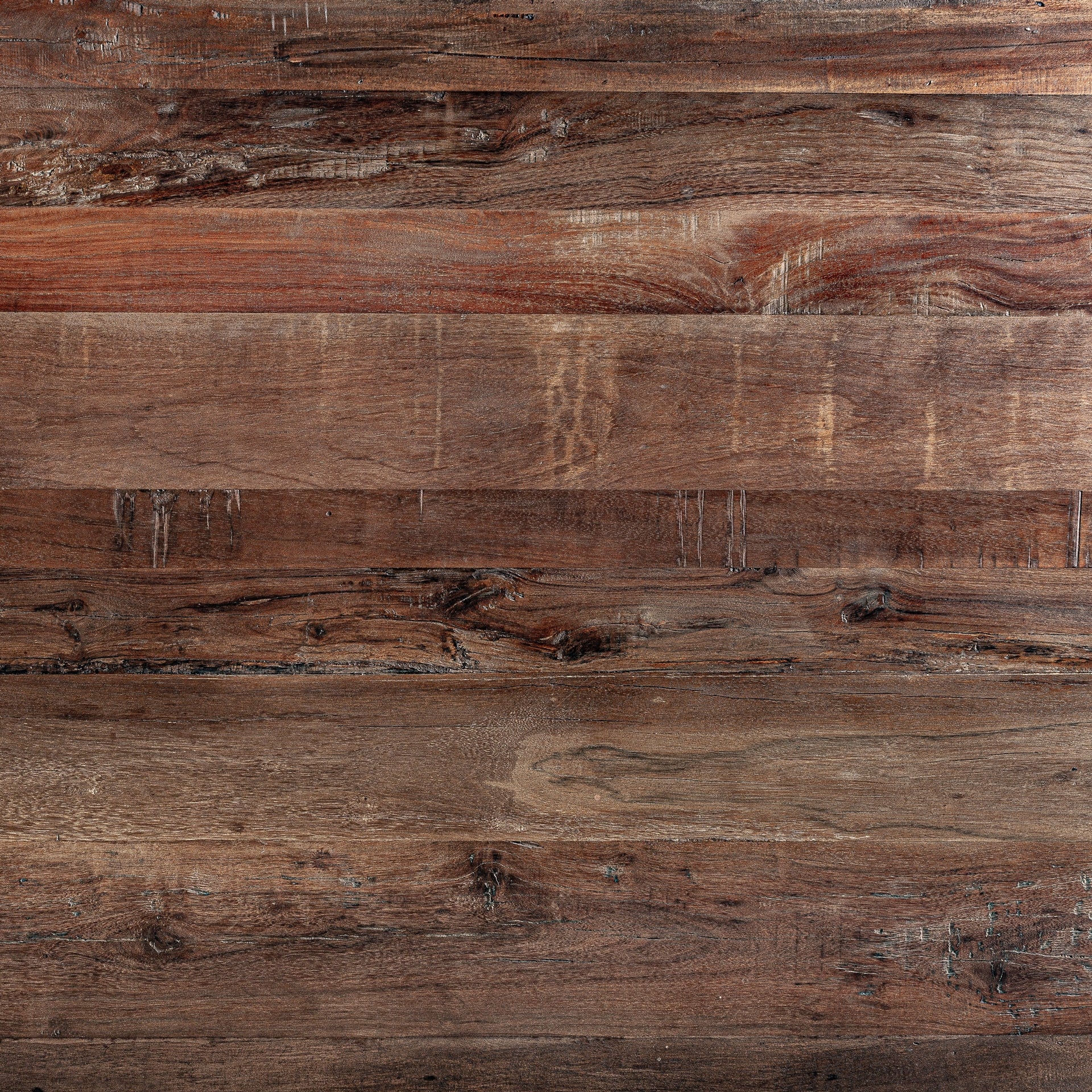 Selby Dining Table – Reclaimed Wood in Natural Brown Finish - Bambuá
