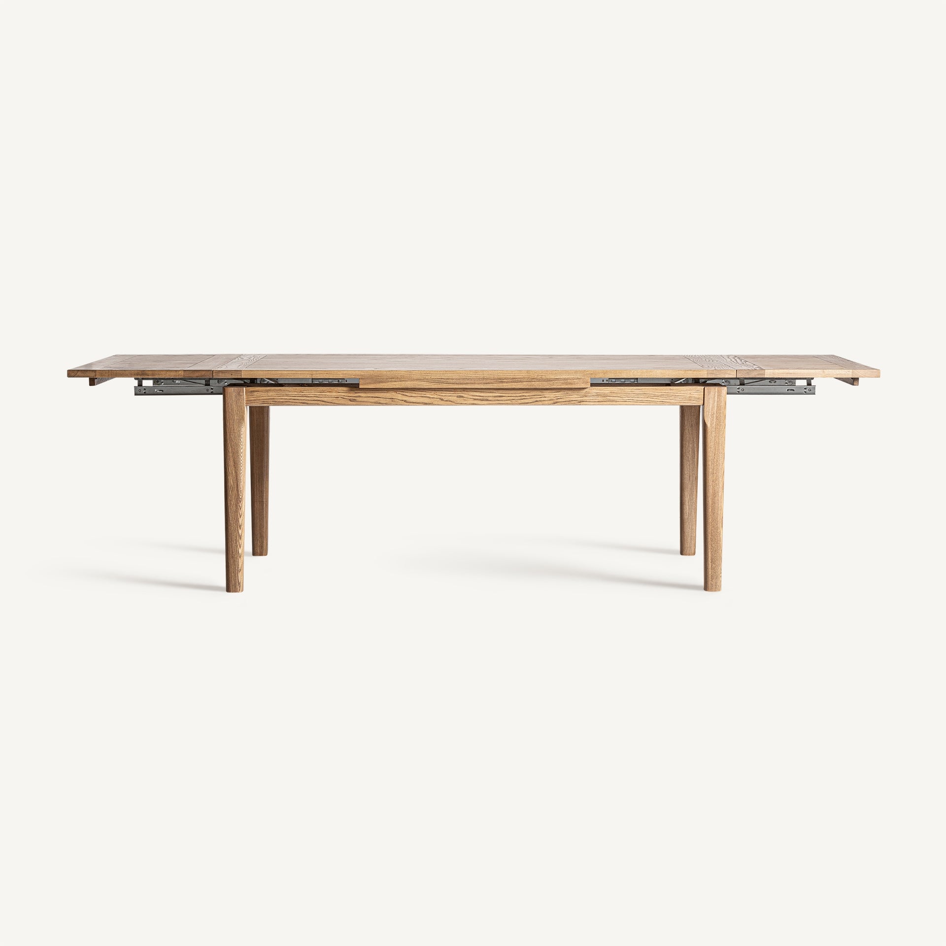 Heikant Extending Dining Table – Light Ash Wood Veneer - Bambuá
