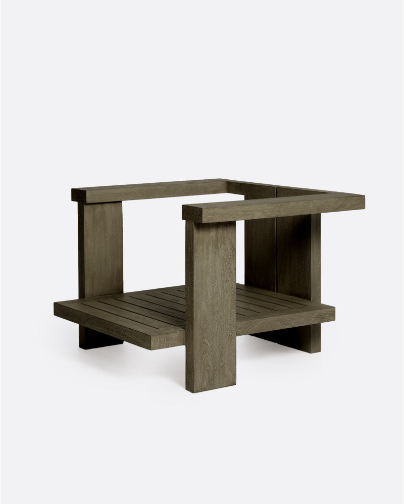Panjang Outdoor Lounge Chair Ivory